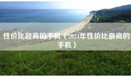 性价比超高的手机（2024年性价比最高的手机）