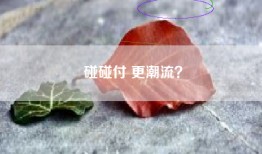 碰碰付 更潮流？