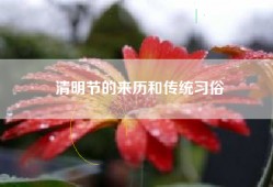 清明节的来历和传统习俗