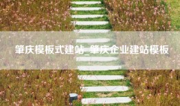 肇庆模板式建站_肇庆企业建站模板
