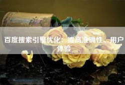百度搜索引擎优化：提高准确性、用户体验