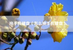 换手机键盘（怎么换手机键盘）