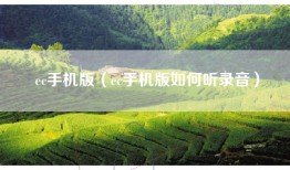 ec手机版（ec手机版如何听录音）