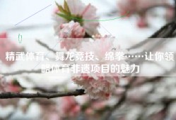 精武体育、舞龙竞技、绵拳……让你领略体育非遗项目的魅力