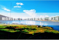 现在的手机（现在的手机充电一晚上可以吗）