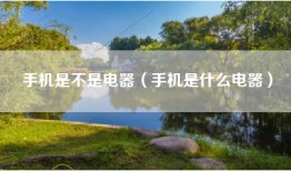 手机是不是电器（手机是什么电器）