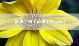 萨米手机（萨米手机youku）