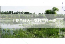 【找合伙人】支付宝碰一碰