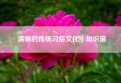 清明的传统习俗文化｜知识窗