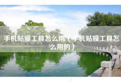 手机贴膜工具怎么用（手机贴膜工具怎么用的）