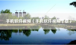 手机软件视频（手机软件视频下载）