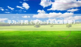 华为a3手机（华为a3手机配置参数）