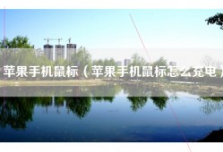 苹果手机鼠标（苹果手机鼠标怎么充电）