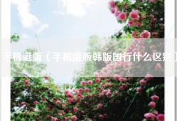 手机港版（手机港版韩版国行什么区别）
