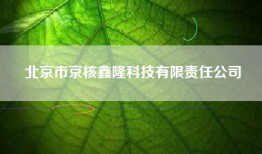 北京市京核鑫隆科技有限责任公司
