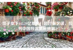 饺子拿下145.29亿票房！超过张艺谋，位列中国导演票房榜第3