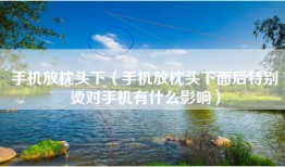 手机放枕头下（手机放枕头下面后特别烫对手机有什么影响）