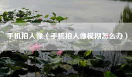 手机拍人像（手机拍人像模糊怎么办）