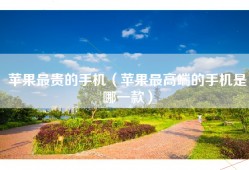 苹果最贵的手机（苹果最高端的手机是哪一款）