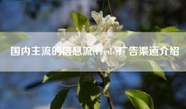 国内主流的信息流(Feeds)广告渠道介绍