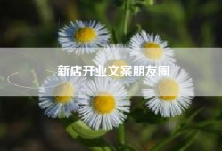 新店开业文案朋友圈
