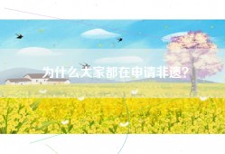 为什么大家都在申请非遗？