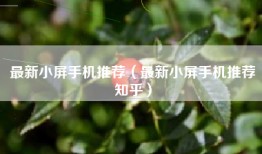 最新小屏手机推荐（最新小屏手机推荐知乎）