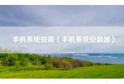 手机系统安装（手机系统安装器）