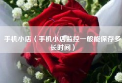 手机小店（手机小店监控一般能保存多长时间）