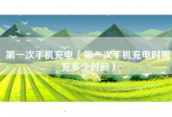 第一次手机充电（第一次手机充电时需充多少时间）