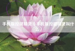 手机版按键精灵（手机版按键精灵叫什么）