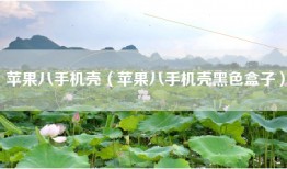 苹果八手机壳（苹果八手机壳黑色盒子）