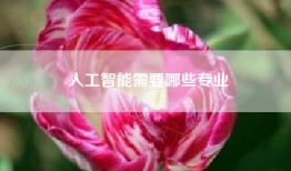 人工智能需要哪些专业