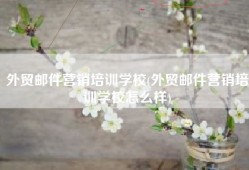 外贸邮件营销培训学校(外贸邮件营销培训学校怎么样)