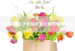 手机接龙（手机接龙怎么操作视频教程）