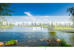 双十一手机价格（双十一手机价格会便宜吗）