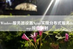 Windows服务器设置Nginx实现分布式服务&接口映射