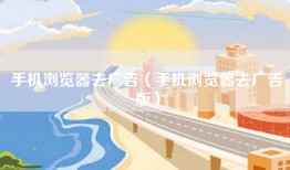 手机浏览器去广告（手机浏览器去广告版）
