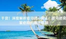 干货！深度解析亚马逊A9算法，亚马逊卖家必知的算法机制