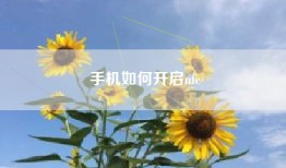 手机如何开启nfc