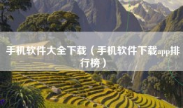 手机软件大全下载（手机软件下载app排行榜）