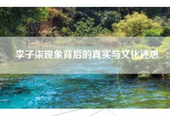 李子柒现象背后的真实与文化迷思