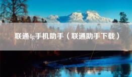 联通4g手机助手（联通助手下载）