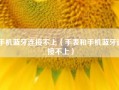 手机蓝牙连接不上（手表和手机蓝牙连接不上）