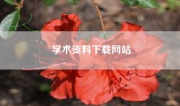 学术资料下载网站